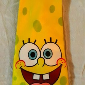Spongebob Squarepants Men's Yellow Character Tie.